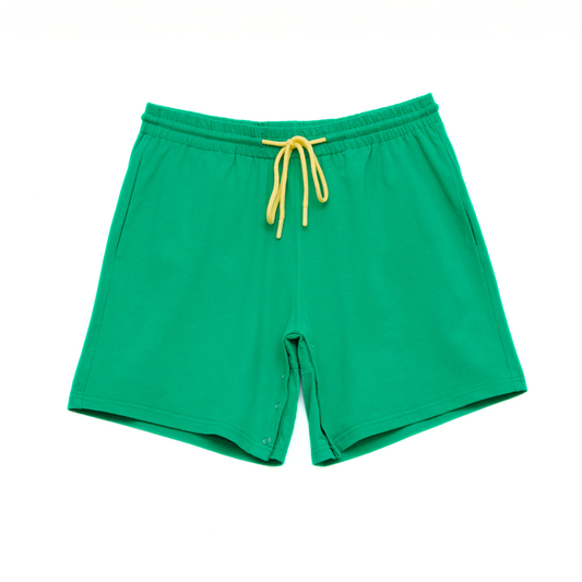 Green Snap Play Shorts