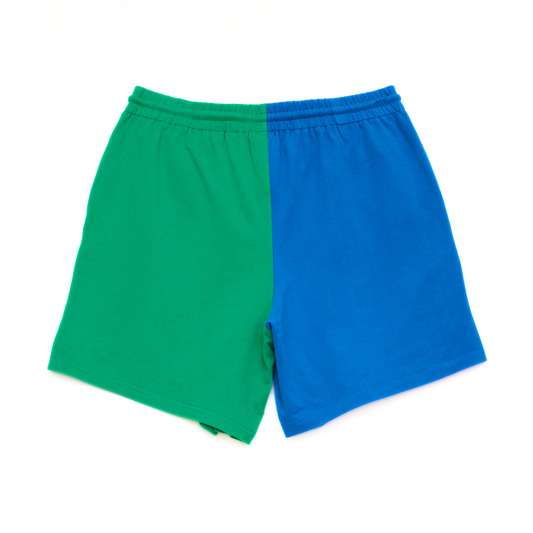 Green Blue Snap Play Shorts