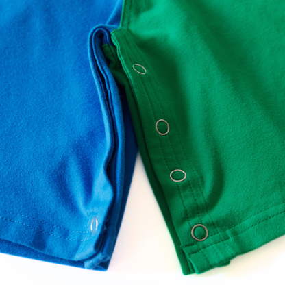 Green Blue Snap Play Shorts