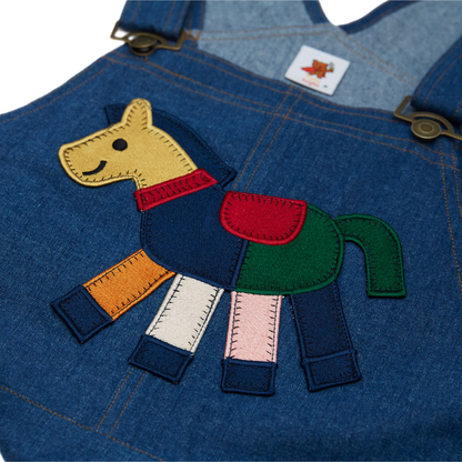Pony Denim Dungarees