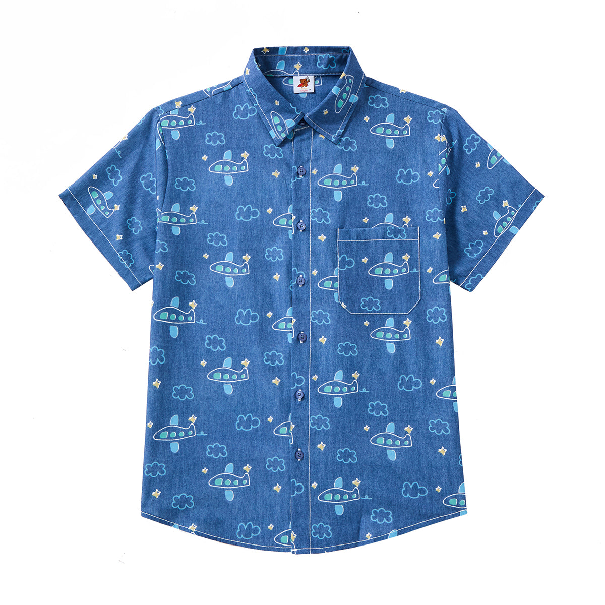 Aeroplane Print  Shirt