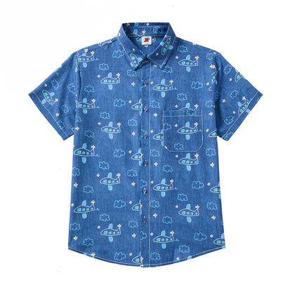 Aeroplane Print  Shirt