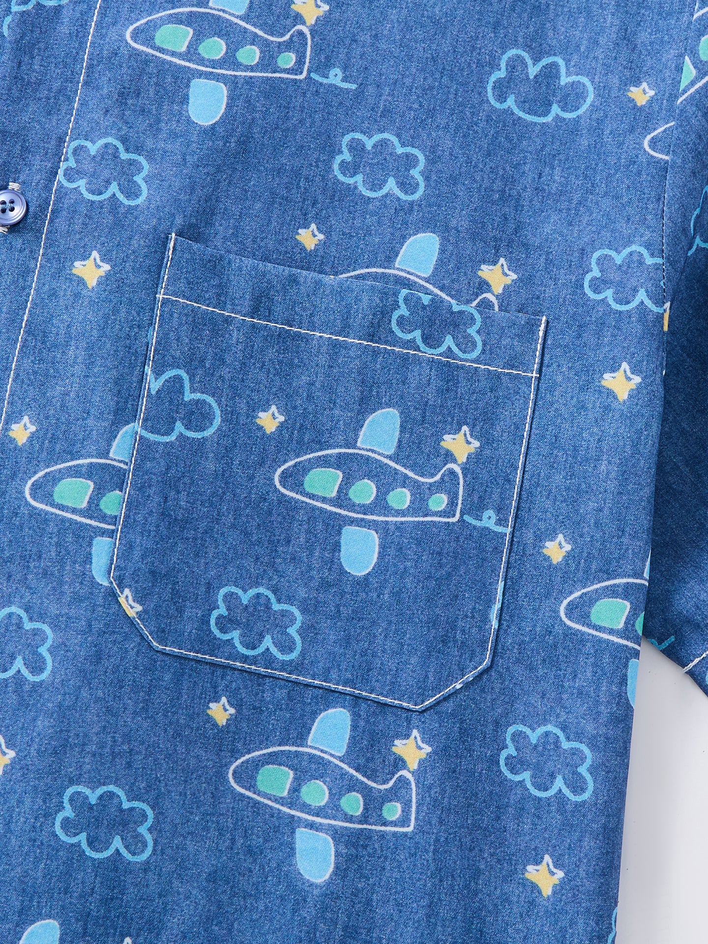Aeroplane Print  Shirt