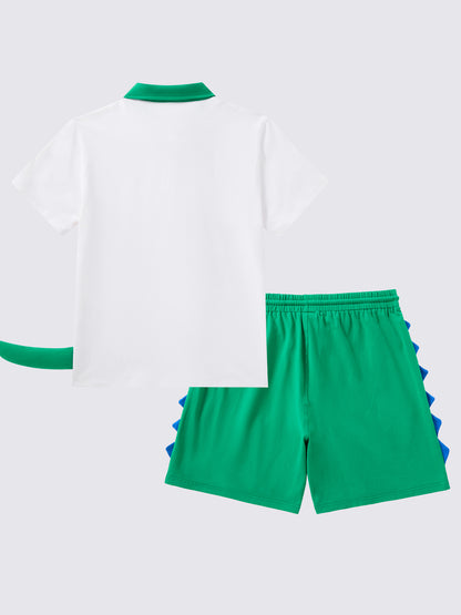 Lolly Dino T-Shirt & Spiked Shorts