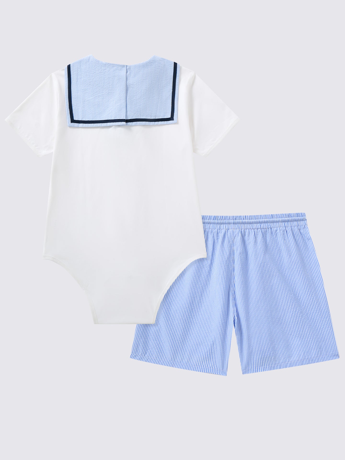 Sailor Snapsuit & Matching Shorts