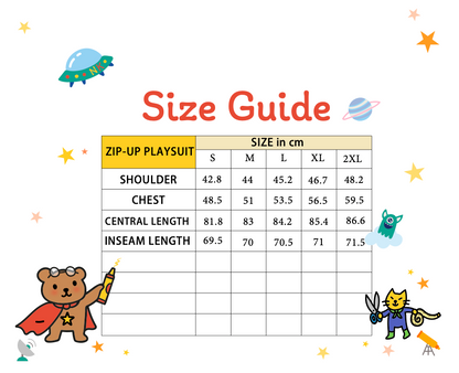 Zip-Up Dino Playsuit